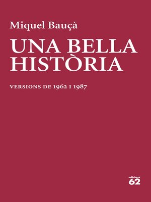 cover image of Una bella història